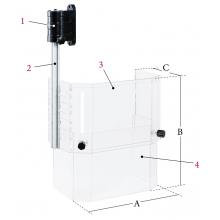 Nastavljiv ščitnik PTR-C, /mikrostikalo/ velikost 2 / Bernardo