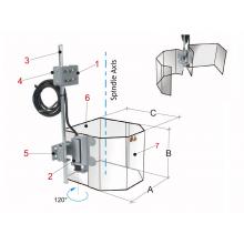 Ščitnik za vrtalni stroj PTR 30/130 /mikrostikalo/ / Bernardo