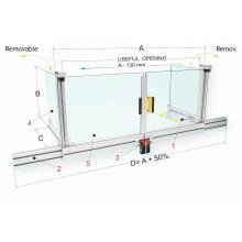 Ščitnik za rezkalne stroje PFR 40/755 /mikrostikalo/ / Bernardo