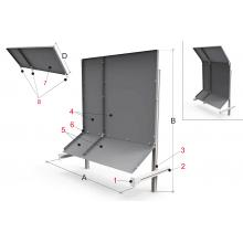 Zaščitna stena za stružnice PTO 31/120 / Bernardo