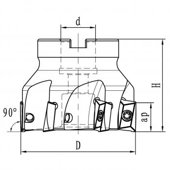 Rezkalna glava fi  40 / B 16
