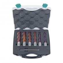 Svedri HSS-CO5, / CDL, nACO-poboljašani, set 14-24 mm, globina vrtanja 50 mm     / Bernardo