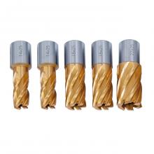 Svedri HSS - CDL, Titan, 14 / 18 / 22 mm, globina vrtanja 25 mm, 5 del / Bernardo