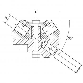 Revolver glava MK 4 - z 6-timi delovnimi nastavki