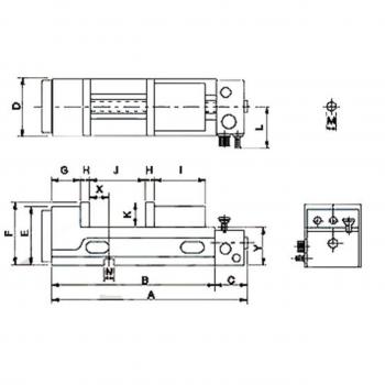 Pnevmatski primež PQV 100V