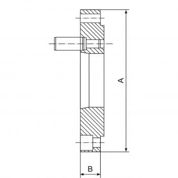 Prirobnica - kratka stožčasta FLD - 400 / D 8