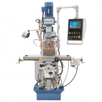 Univerzalni rezkalni stroj UWF 80E z 3-osnim digitalnim prikazovalnikom ES 12H + avtomatski pomik X / Y os