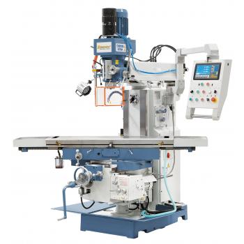 Univerzalni rezkalni stroj UWF 95N, z 3-osnim digitalnim prikazovalnikom DRO + pnevmatsko vpenjanje orodja