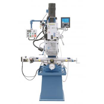 Vrtalno rezkalni stroj FM 55 HTC-Digi Vario z 3-osnim digitalnim prikazovalnikom ES-12V + avtomatski pomik X-os
