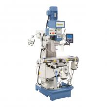 Vrtalno rezkalni stroj KF 60-1000 z 3-osnim digitalnim prikazovalnikom ES-12V + avtomatski pomik X / Y -os / Bernardo