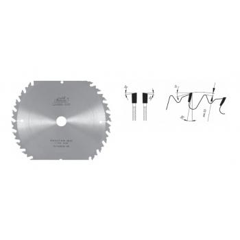 Krožna žaga 250/30/Z 24 - LWZ, vzdolžni rez 