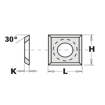 Rezkalne ploščice HM 14 x 14 x 1,2 