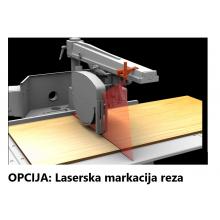 Laserska markacija reza za potezne žage  / Bernardo