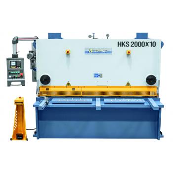 Hidravlične škarje HKS 2000 x 8 / motorno nastavljiv omejilec / brezstopenjsko nastavljiva dolžina rezanja