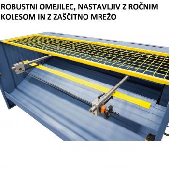 Elektro škarje MTM 1250 x 3 / ročno nastavljiv omejilec 