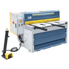 Elektro škarje MTR 1360 x 3 NCC / motorno nastavljiv omejilec / pnevmatsko pridržalo pločevine / izmet pločevine spredaj ali zadaj / Bernardo