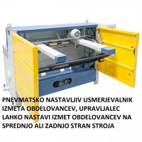 Elektro škarje MTR 2560 x 4 NCC / motorno nastavljiv omejilec / pnevmatsko pridržalo pločevine / izmet pločevine spredaj ali zadaj