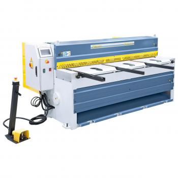 Elektro škarje MTR 2060 x 3 NCC / motorno nastavljiv omejilec / pnevmatsko pridržalo pločevine / izmet pločevine spredaj ali zadaj