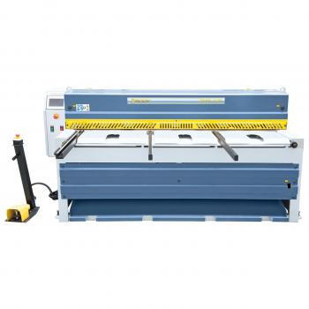 Elektro škarje MTR 2560 x 2,5 NCC / motorno nastavljiv omejilec / pnevmatsko pridržalo pločevine / izmet pločevine spredaj ali zadaj